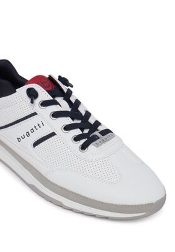 Bugatti Sneakersy 321-A3A01-5050 Biały. Kolor: biały. Materiał: skóra