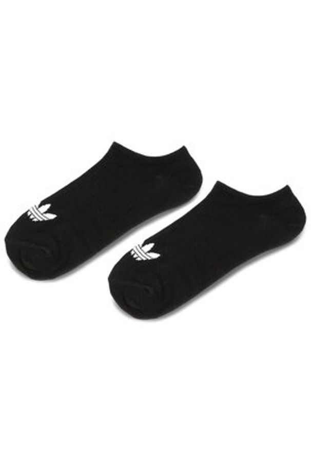 Adidas - adidas Skarpety krótkie Trefoil Liner S20274 Czarny. Kolor: czarny. Materiał: materiał