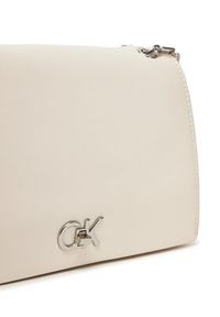 Calvin Klein Torebka K60K612810 Écru. Materiał: skórzane #4