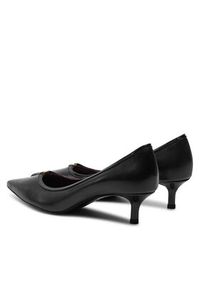 Tory Burch Czółenka Double T Buckle 160124 Czarny. Kolor: czarny. Materiał: skóra. Obcas: na szpilce #3