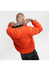 SIROKO - Wodoodporna kurtka puchowa męska Fire. Kolor: wielokolorowy, czarny, pomarańczowy. Materiał: puch #2