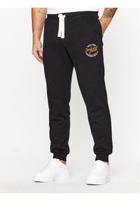 Jack & Jones - Jack&Jones Spodnie dresowe 12236876 Czarny Relaxed Fit. Kolor: czarny. Materiał: dresówka, bawełna