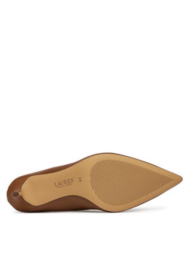 Lauren Ralph Lauren - LAUREN RALPH LAUREN Szpilki Lanette 802972023002 Brązowy. Kolor: brązowy. Materiał: skóra. Obcas: na szpilce