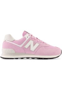 Buty damskie New Balance U574PK2 – różowe. Okazja: na co dzień. Kolor: różowy. Materiał: guma, skóra, syntetyk, materiał, zamsz. Szerokość cholewki: normalna. Model: New Balance 574