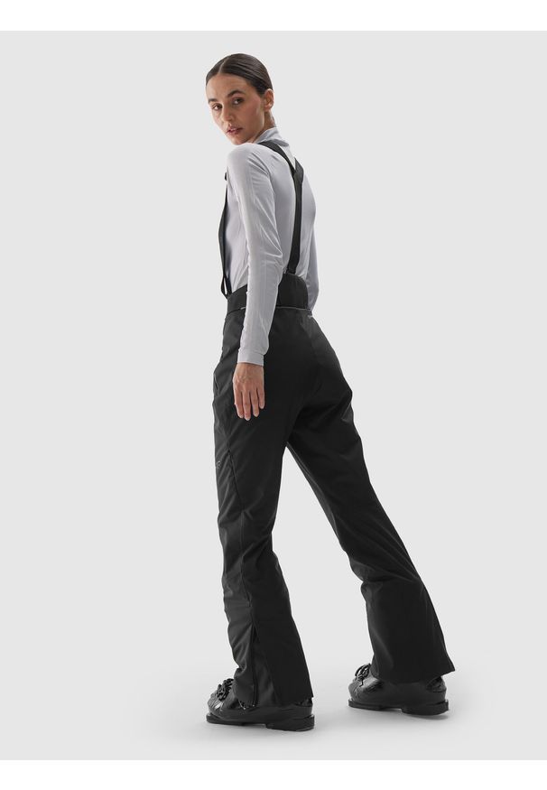 4f - 4F Spodnie narciarskie membrana Dermizax 20000 damskie - czarne XS. Kolor: czarny. Materiał: dzianina, poliester, tkanina, materiał. Technologia: Dermizax. Długość: długie. Sezon: zima. Sport: narciarstwo