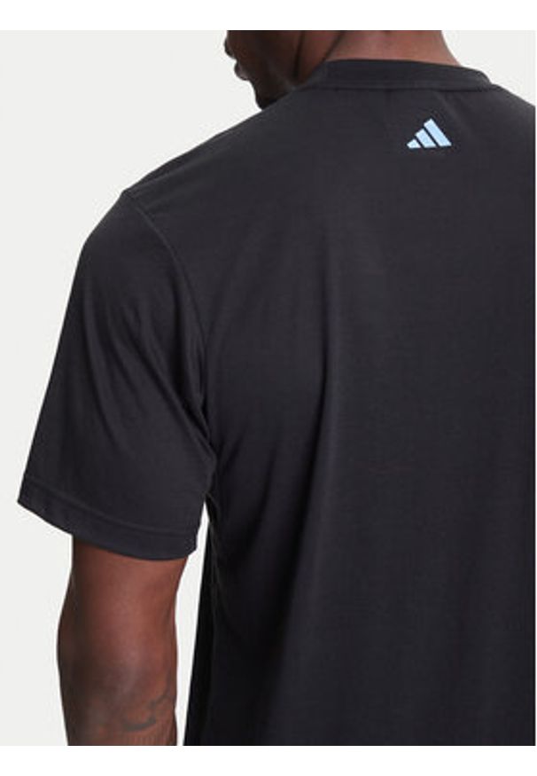 Adidas - adidas T-Shirt Jeremy Scott JL7620 Czarny Regular Fit. Kolor: czarny. Materiał: syntetyk