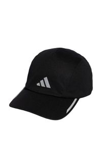 Adidas - Czapka Running Mesh 4 Panel Climacool. Kolor: szary, wielokolorowy, czarny. Materiał: mesh #1