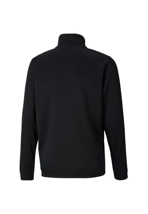 Bluza dla dzieci Puma teamRISE Training Poly Jacket Jr czarna. Kolor: biały, wielokolorowy, czarny. Sport: piłka nożna
