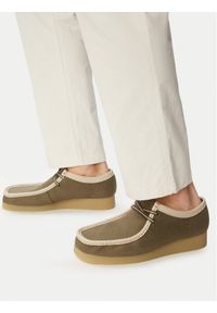 Clarks Półbuty Wallabee EVO 26186172 Zielony. Kolor: zielony. Materiał: skóra, zamsz #1