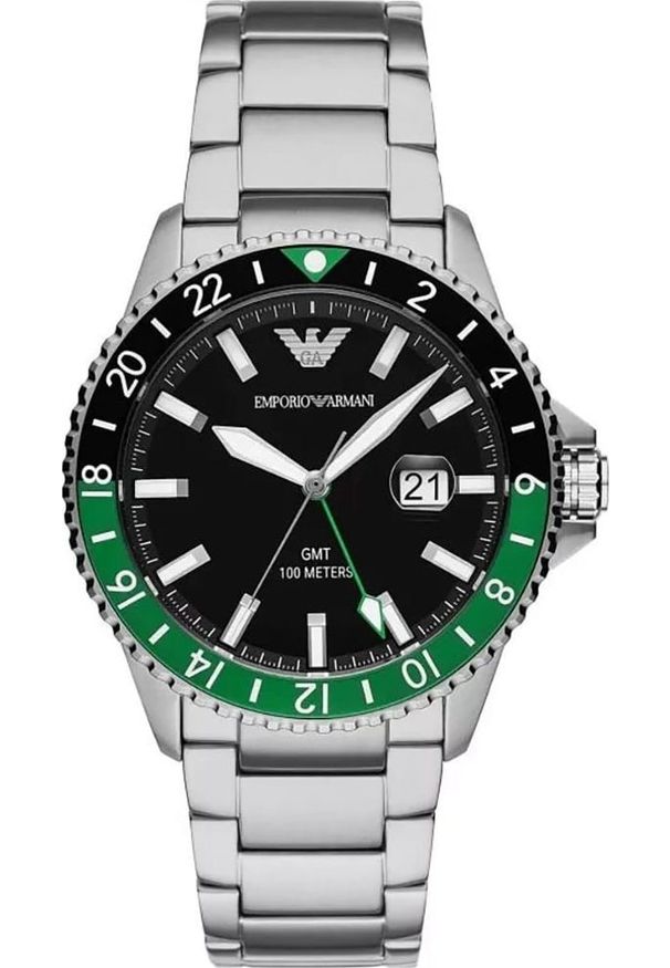 Zegarek Emporio Armani ZEGAREK MĘSKI EMPORIO ARMANI AR11589 - Diver GMT (zi112a)