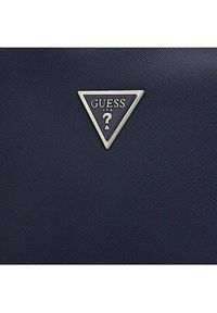 Guess Plecak Certosa Saffiano Smart HMECSA P3111 Granatowy. Kolor: niebieski. Materiał: skóra