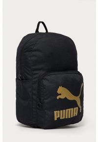 Puma Plecak 78004 damski kolor czarny duży z nadrukiem. Kolor: czarny. Wzór: nadruk #4