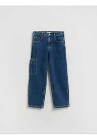 Reserved - Jeansy straight fit - niebieski. Kolor: niebieski #1
