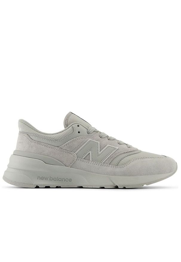 Buty New Balance U997RMG - szare. Okazja: na co dzień. Kolor: szary. Materiał: guma, materiał, skóra, syntetyk. Szerokość cholewki: normalna