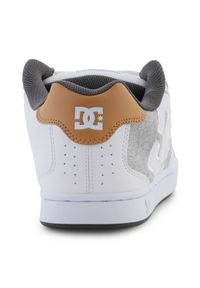 Buty DC Shoes Net M 302361-WWL białe. Okazja: na spacer. Kolor: biały. Materiał: materiał. Sport: turystyka piesza #3