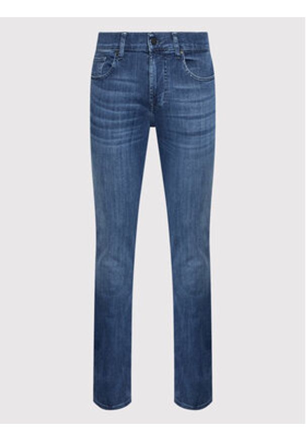 7 FOR ALL MANKIND - 7 For All Mankind Jeansy Slimmy JSMSA230BD Niebieski Slim Fit. Kolor: niebieski