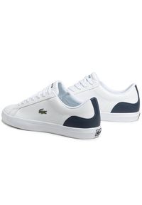 Lacoste Sneakersy Lerond Bl21 1 Cma 7-41CMA0017042 Biały. Kolor: biały. Materiał: skóra