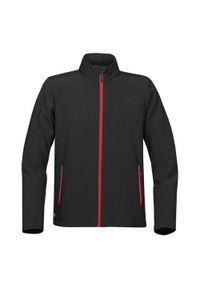 STORMTECH - Męska Kurtka Soft Shell Orbiter. Kolor: czerwony, wielokolorowy, czarny