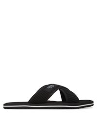 Jack & Jones - Jack&Jones Klapki Jfwkriskros 12274562 Czarny. Kolor: czarny. Materiał: materiał