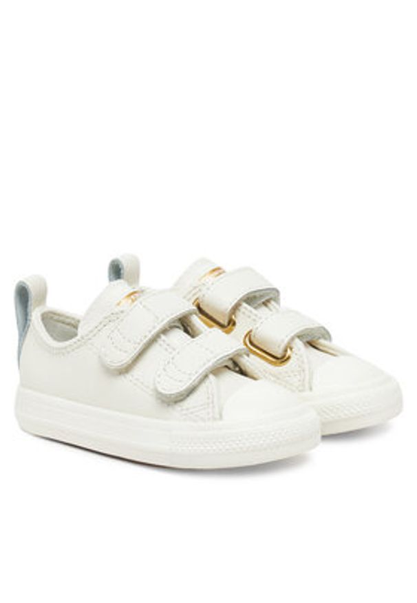 Converse Trampki Chuck Taylor All Star Gold Easy-On A13793C Écru. Materiał: skóra