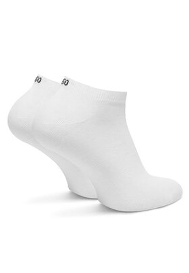 Hugo - HUGO Skarpety krótkie 50516395 Biały. Kolor: biały. Materiał: bawełna