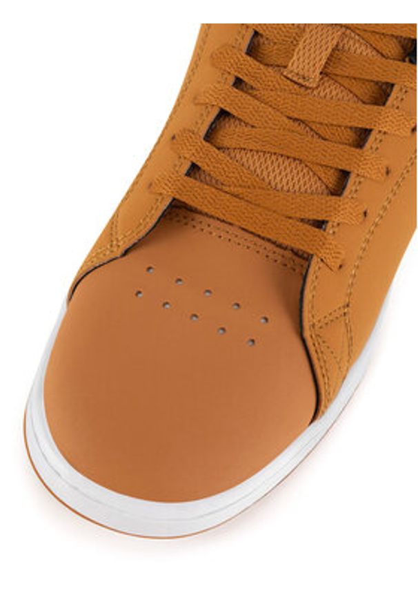 DC Sneakersy GAVELER SN ADYS100574-KWH Brązowy. Kolor: brązowy. Materiał: skóra