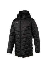 Puma Liga Black Men Winter Jacket XL - ciepłe i funkcjonalne. Kolor: biały, wielokolorowy, czarny. Sezon: zima