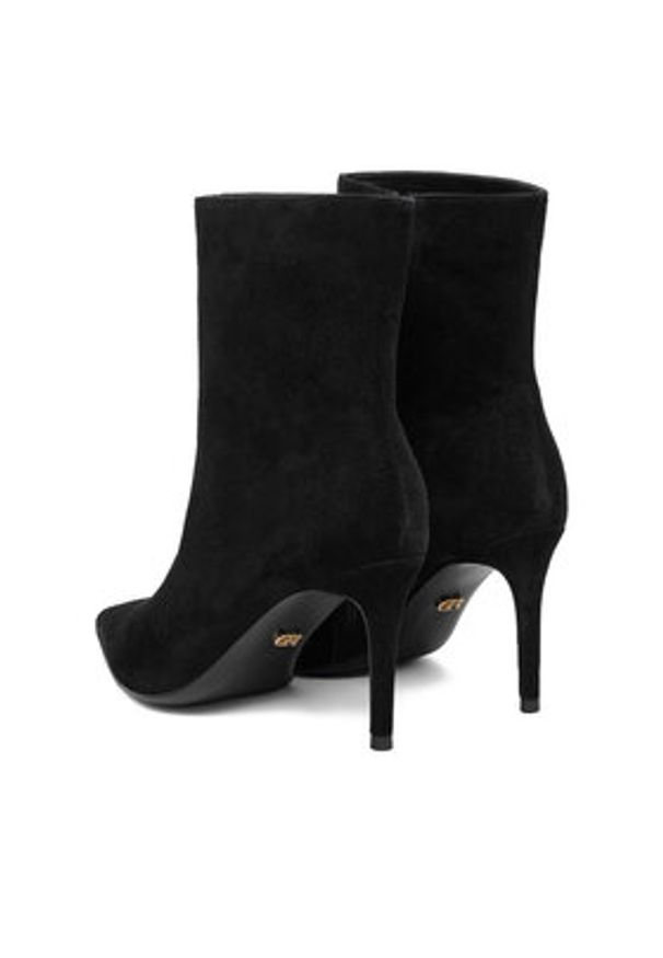 Gino Rossi Botki EO-LIDO-GLC6306-6320-4 Czarny. Kolor: czarny. Materiał: zamsz, skóra