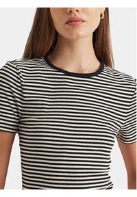 Lauren Ralph Lauren T-Shirt 200933297001 Czarny Regular Fit. Kolor: czarny. Materiał: bawełna
