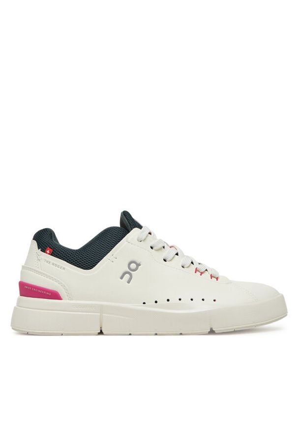 On Sneakersy The Roger Advantage 3WD10652923 Écru. Kolor: kremowy. Materiał: skóra