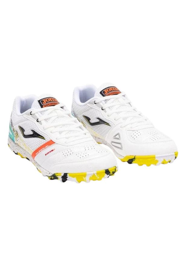 Joma - Buty piłkarskie Mundial 25 Turf Rozmiar 40 - MUNS2502TF Biały. Kolor: biały. Materiał: syntetyk. Sport: piłka nożna