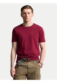 Polo Ralph Lauren T-Shirt 710671438391 Czerwony Custom Slim Fit. Typ kołnierza: polo. Kolor: czerwony. Materiał: bawełna