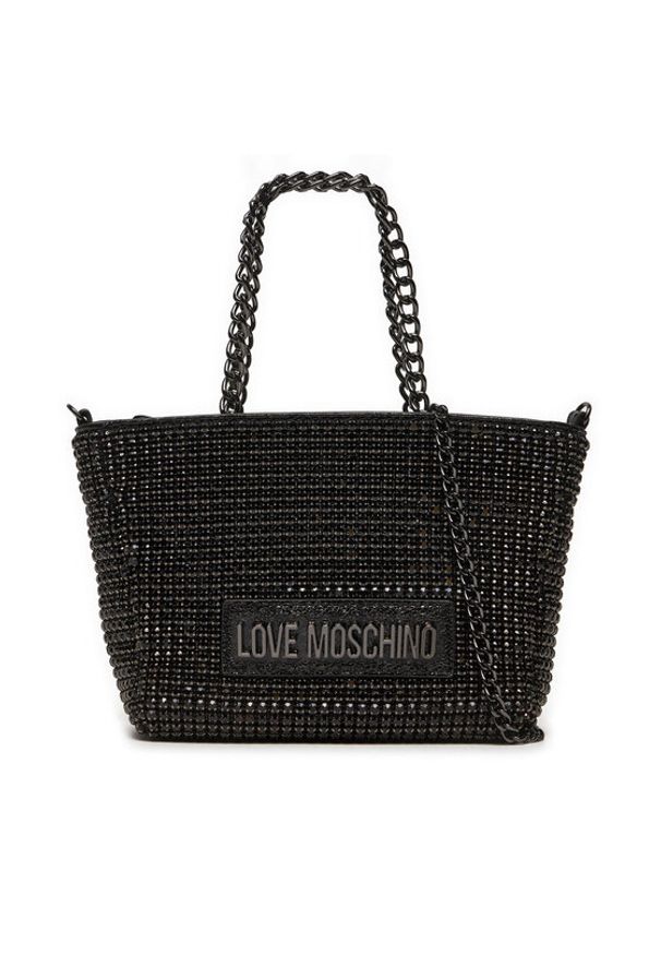 Love Moschino - LOVE MOSCHINO Torebka JC4045PP1LLP100A Czarny. Kolor: czarny