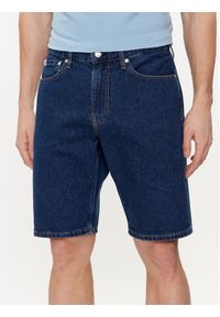 Calvin Klein Jeans Szorty jeansowe J30J324870 Niebieski Regular Fit. Kolor: niebieski. Materiał: bawełna