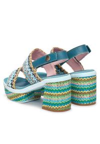 Laura Vita Sandały Noao 03 Niebieski. Kolor: niebieski. Materiał: materiał #5