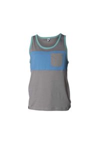 SNAP CLIMBING - Tank top z dwukolorową kieszonką Snap Climbing. Kolor: szary, wielokolorowy. Sport: wspinaczka #1