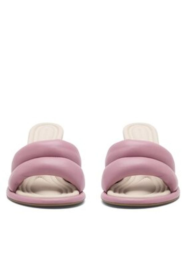 Gino Rossi Klapki VITORIA-01 Różowy. Kolor: różowy. Materiał: skóra