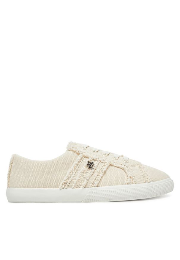 Lauren Ralph Lauren - Sneakersy LAUREN RALPH LAUREN. Kolor: kremowy