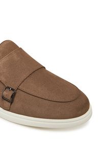 BOSS Półbuty Sienne 50541760 Brązowy. Kolor: brązowy. Materiał: skóra, zamsz #6