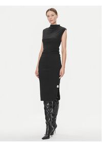 Calvin Klein Jeans Sukienka codzienna J20J221396 Czarny Slim Fit. Okazja: na co dzień. Kolor: czarny. Materiał: bawełna. Typ sukienki: proste. Styl: casual #5
