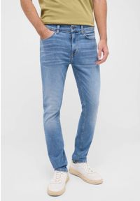 Mustang - Męskie Spodnie Jeansowe MUSTANG Frisco Skinny Denim Blue 1016307 5000 583