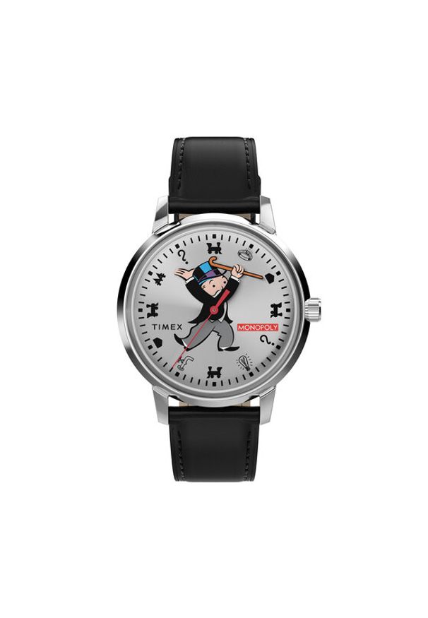 Timex Zegarek Lab Collab Automatic TW2Y46900 Czarny. Kolor: czarny. Styl: wakacyjny