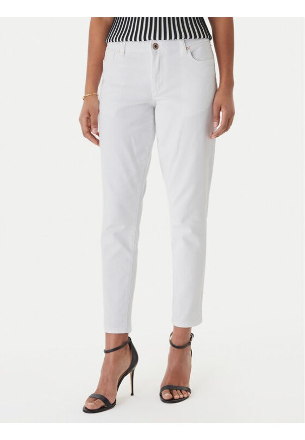 Fracomina Jeansy FP26SV8000W61501 Biały Slim Fit. Kolor: biały
