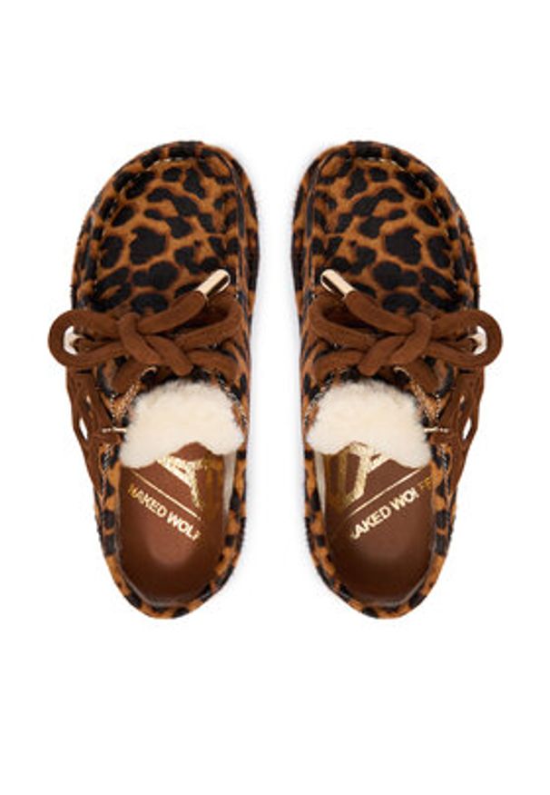 Naked Wolfe Kapcie Blizzard Brązowy. Kolor: brązowy. Materiał: wełna