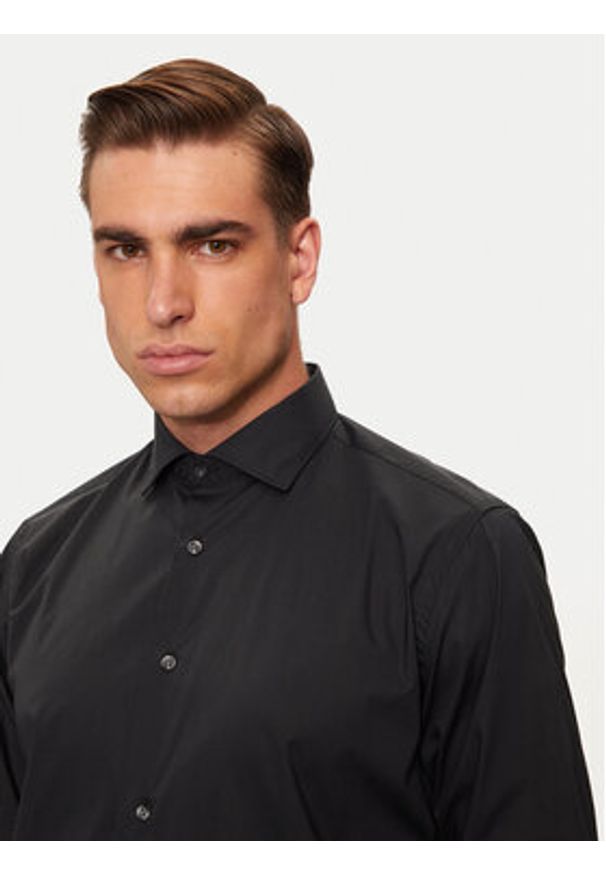 Liu Jo Koszula QXX011 T2662 Czarny Regular Fit. Kolor: czarny. Materiał: bawełna