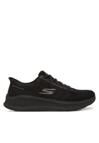 skechers - Skechers Sneakersy Go Walk Now-Payton 216375/BBK Czarny. Kolor: czarny. Materiał: materiał