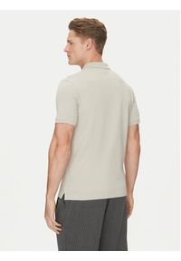 Calvin Klein Polo K10K111196 Szary Slim Fit. Typ kołnierza: polo. Kolor: szary. Materiał: bawełna #4