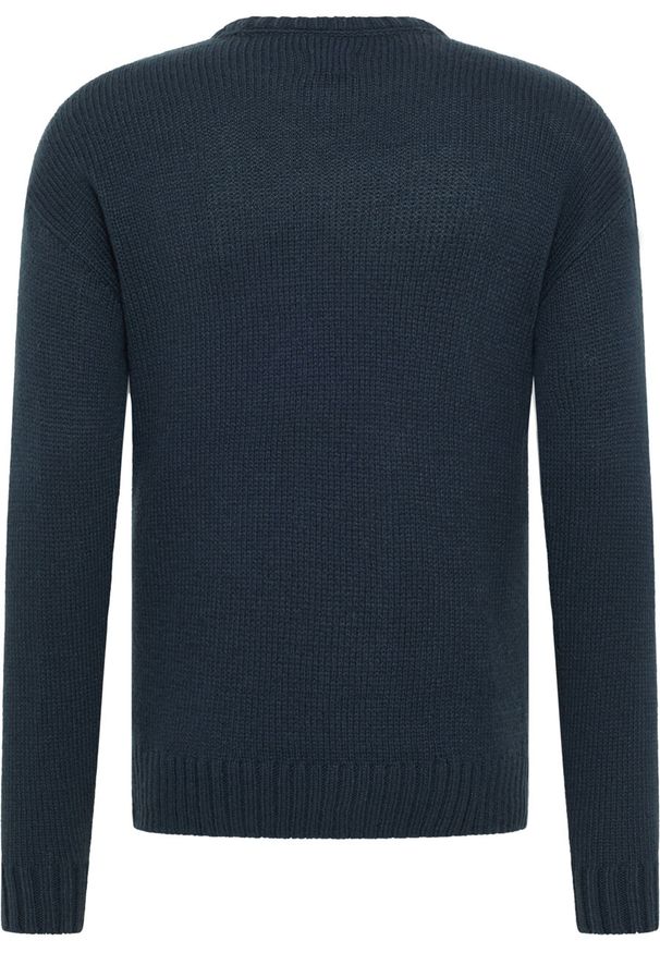 Mustang - MUSTANG Emil C Crew MĘSKI SWETER Carbon 1014436 4135