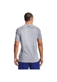 Under Armour - UA Seamless SS Szary M. Kolor: szary. Sport: fitness