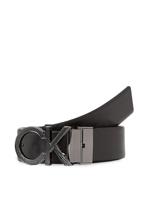 Pasek Męski Calvin Klein. Kolor: czarny